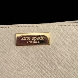 Kate Spade Cream Bag with Gold Accent